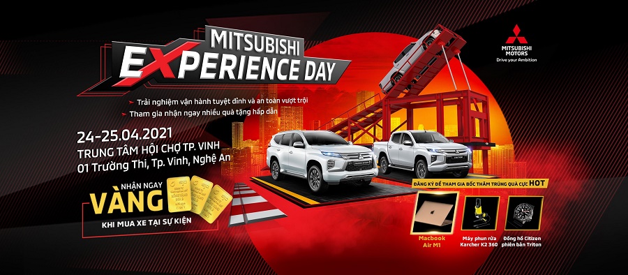 Mitsubishi Experience day 2021 có mặt tại Thành Phố Vinh